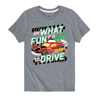 Boys 8-20 Hot Wheels Oh What Fun Graphic Tee