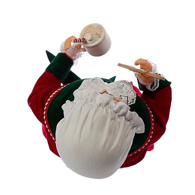 Mrs. Claus with Cookies & Cocoa Christmas Floor Decor
