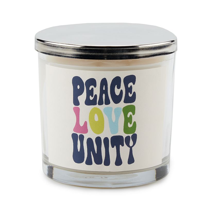 Sonoma Community Black History Month 14-oz. Peace Love Unity Candle, Multic