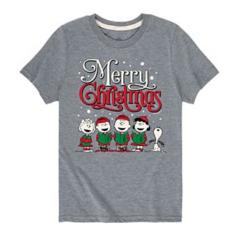 Boys 8-20 Peanuts Merry Christmas Choir Graphic Tee