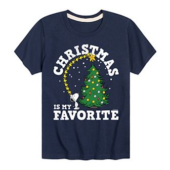 Boys 8-20 Peanuts Christmas Favorite Graphic Tee