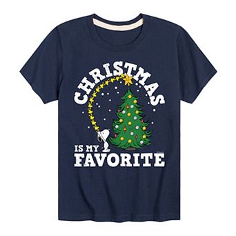 Boys 8-20 Peanuts Christmas Favorite Graphic Tee
