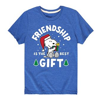 Boys 8-20 Peanuts Friendship Best Gift Graphic Tee