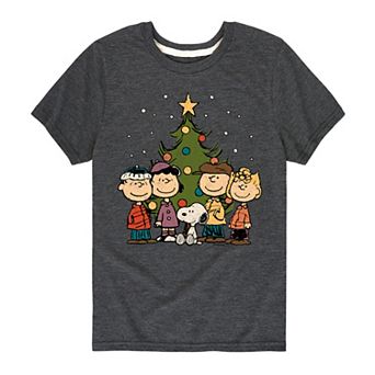 Boys 8-20 Peanuts Christmas Group Graphic Tee