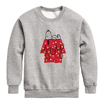 Boys 8-20 Peanuts Snoopy Joy House Crew Fleece Sweatshirt