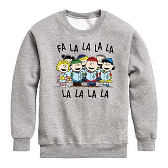 Boys 8-20 Peanuts Christmas Carol Crew Fleece Sweatshirt