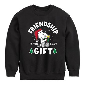 Boys 8-20 Peanuts Friendship Gift Crew Fleece Sweatshirt