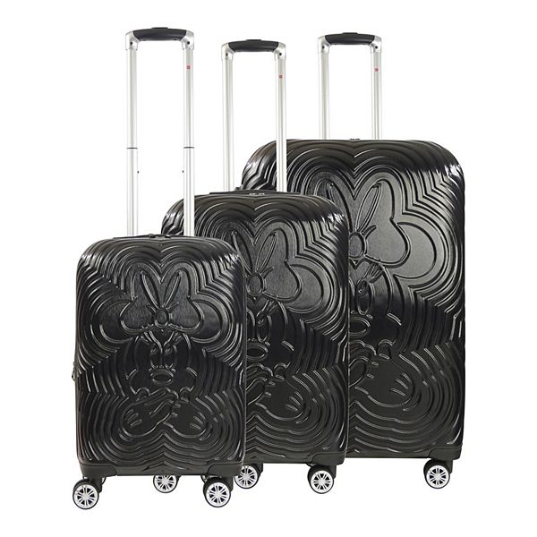 Disney by ful Minnie Mouse Playful 3-Piece Hardside Spinner Luggage Set
