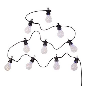 Kurt Adler 40-Light Edison Bulb Set & Multi-Colored Fairy String Lights