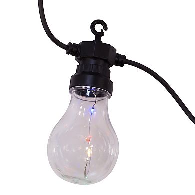 Kurt Adler 40-Light Edison Bulb Set & Multi-Colored Fairy String Lights