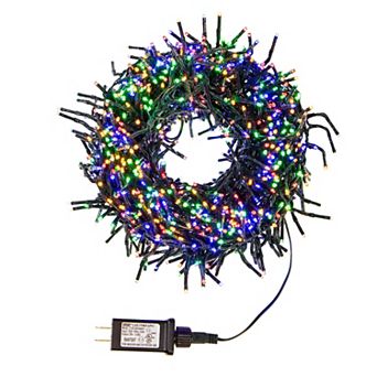 Kurt Adler 480-Light Connectable LED Cluster String Light Garland
