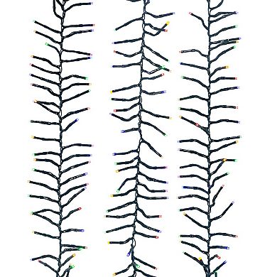 Kurt Adler 480-Light Connectable LED Cluster String Light Garland