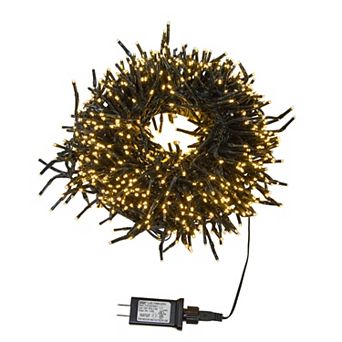 Kurt Adler 480-Light Connectable LED Cluster String Light Garland