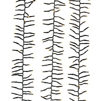 Kurt Adler 480-Light Connectable LED Cluster String Light Garland