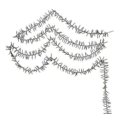 Kurt Adler 480-Light Connectable LED Cluster String Light Garland
