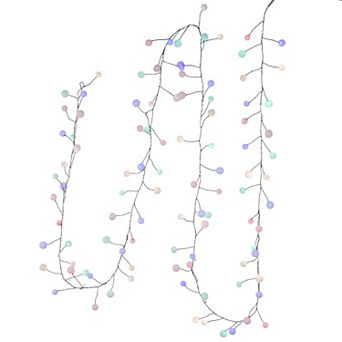 Kurt Adler 100-Light Multicolored LED Bead Cluster Sting Light Garland