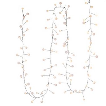 Kurt Adler 100-Light Multicolored LED Bead Cluster String Light Garland