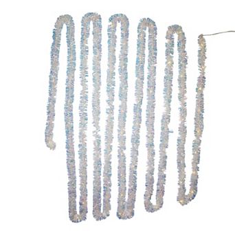 Kurt Adler 100-Light Iridescent Tinsel Garland