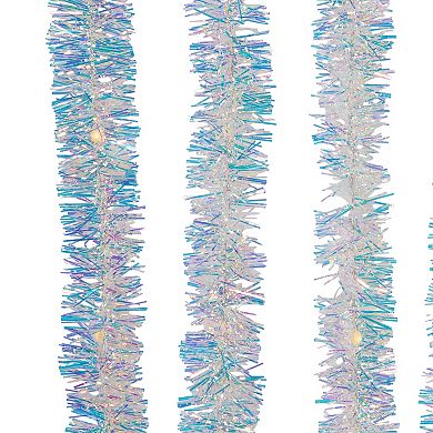 Kurt Adler 100-Light Iridescent Tinsel Garland
