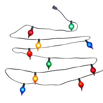 UL 10-Light Multicolor Teardrop String Light Set