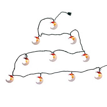 UL 10-Light Santa Moon Face String Light Set
