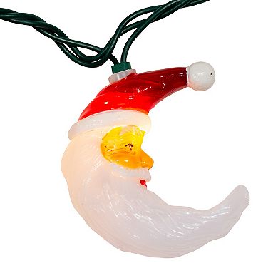 UL 10-Light Santa Moon Face String Light Set