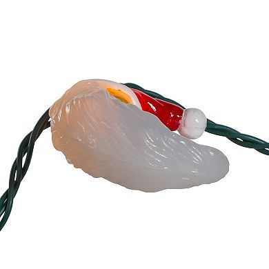 UL 10-Light Santa Moon Face String Light Set