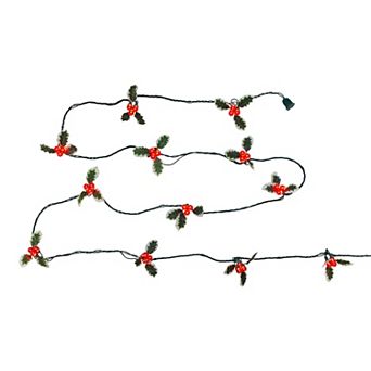 UL 36-Light Holly Berry Clusters String Light Set