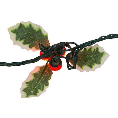 UL 36-Light Holly Berry Clusters String Light Set