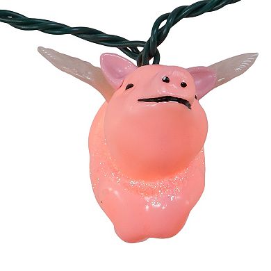 UL 10-Light Flying Pig String Light Set