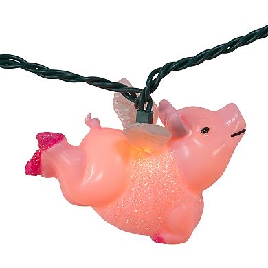 UL 10-Light Flying Pig String Light Set