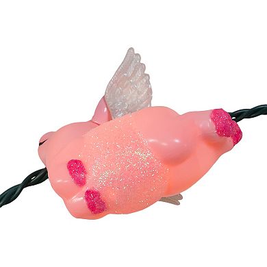 UL 10-Light Flying Pig String Light Set