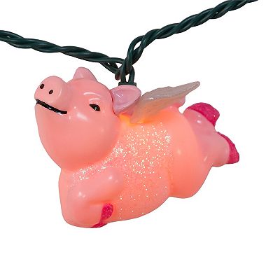 UL 10-Light Flying Pig String Light Set