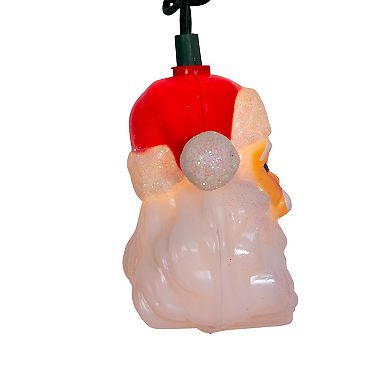 UL 10-Light Santa Head String Light Set