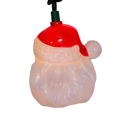 UL 10-Light Santa Head String Light Set