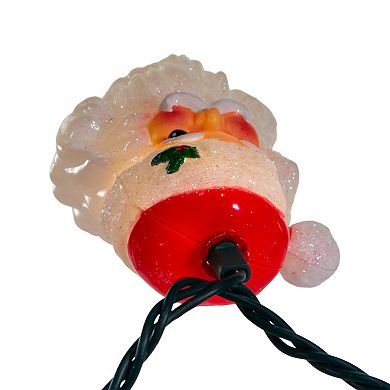 UL 10-Light Santa Head String Light Set