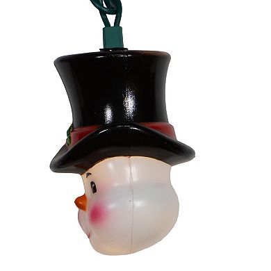 UL 10-Light Snowman Head String Light Set