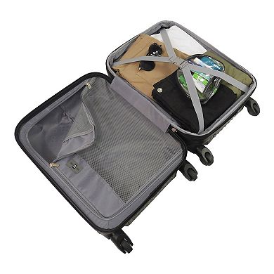 ful Geo 3-Piece Hardside Spinner Luggage Set