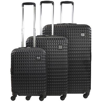 ful Geo 3-Piece Hardside Spinner Luggage Set
