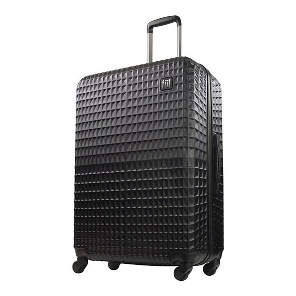 Ful Geo 22" Carry-on Hardside Expandable Spinner Luggage in Black