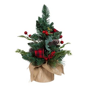 Berries Pinecone Artificial Tree Floor Decor