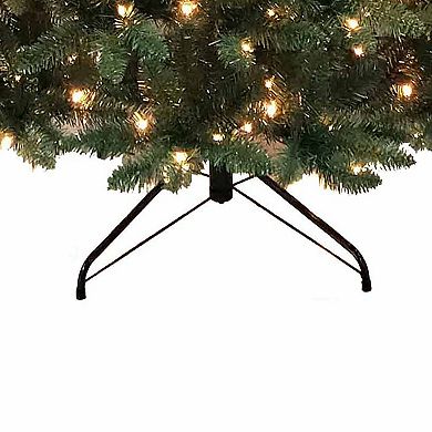 9-ft. Pre-Lit Point Pine Artificial Christmas Tree