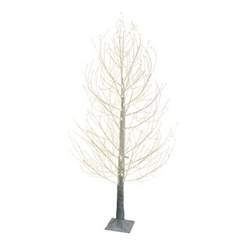 6-ft. Pre-Lit Fairy LED Winter White Twig Artificial Christmas Tree