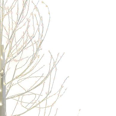 6-ft. Pre-Lit Fairy LED Winter White Twig Artificial Christmas Tree