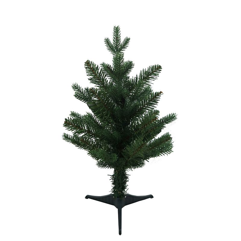 18-Inch Miniature Jackson Pine Artificial Christmas Tree, Green