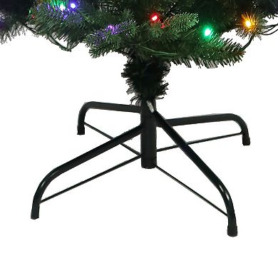 4.5-ft. Pre-Lit Multi-Colored LED Jackson Pine Artificial Christmas Tree