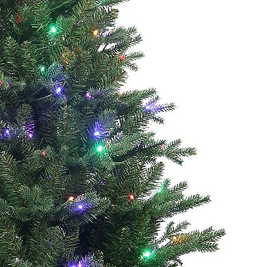 4.5-ft. Pre-Lit Multicolor LED Jackson Pine Artificial Christmas Tree