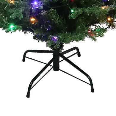 6-ft. Pre-Lit Multi-Colored LED Jackson Pine Artificial Christmas Tree