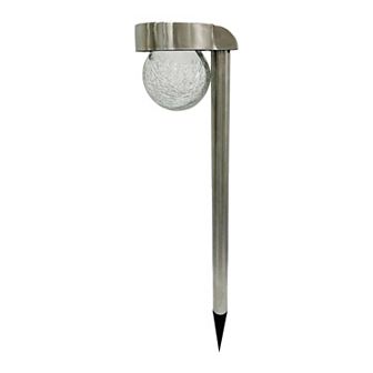 Crosslight Crackle Ball Solar Pathway Stake Light 4 pc Set