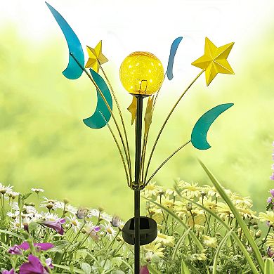 Crosslight Celestial Wind Spinner Solar Stake Light